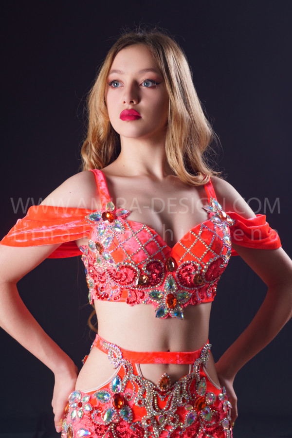 Professional bellydance costume (classic 193a)